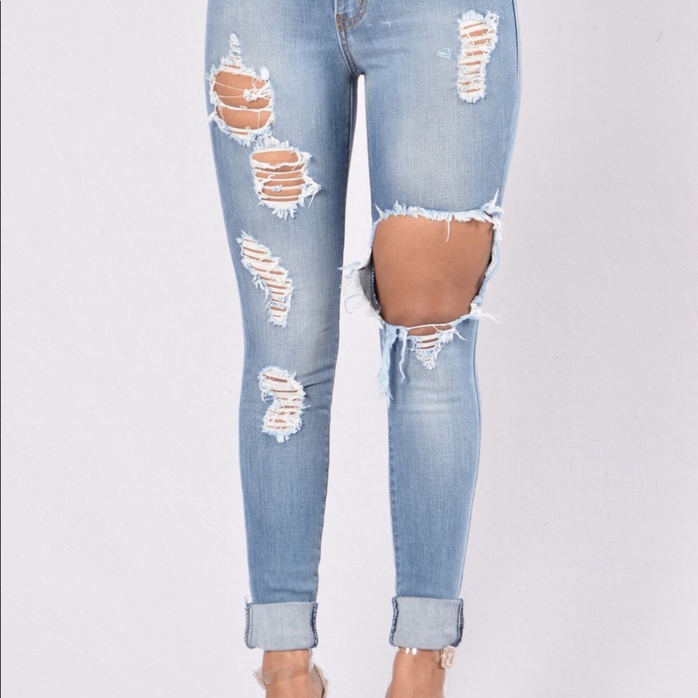 Fashion Nova Glistening Jeans